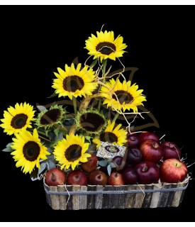Fruit and Sunflowers