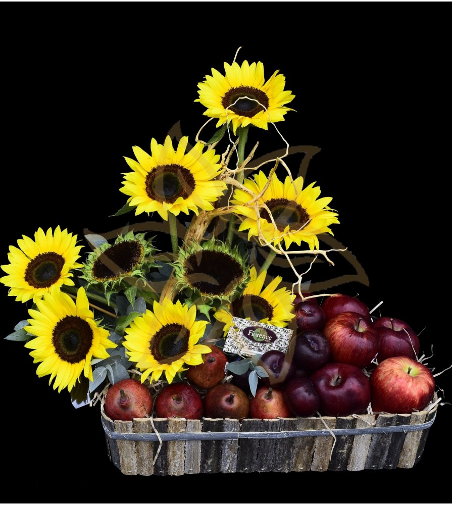 Fruit and Sunflowers