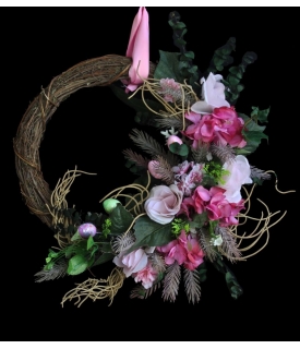 Hydrangeas Easter Wreath